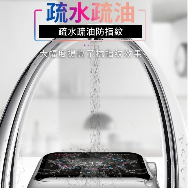 5D 水凝膜 全透明 滿版 保護貼 apple watch 7 4 5 6 Iwatch SE 水凝膜 玻璃貼 保護膜