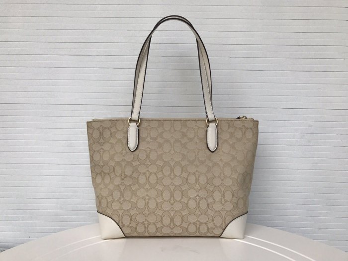 DanDa代購 美國正品 COACH 29958 最新款 帆布購物袋 女士單肩斜跨提手包 附購買憑證