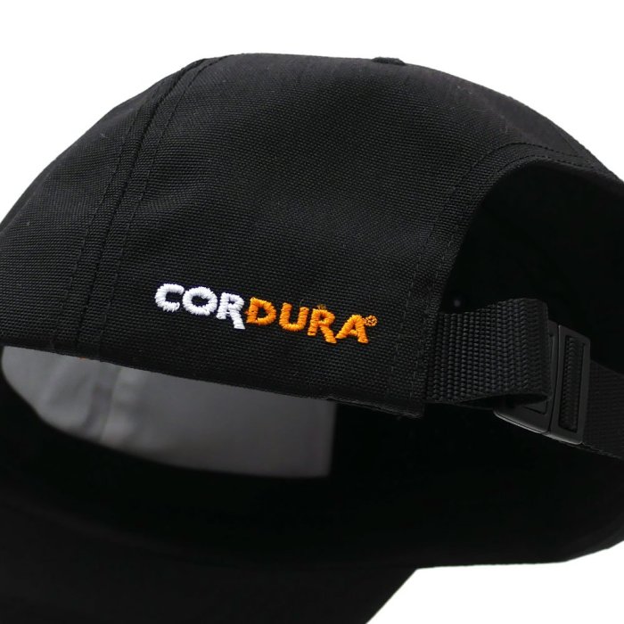 SUPREME BRUSHED CORDURA SMALL BOX 6-PANEL BLACK ⫷ScrewCap