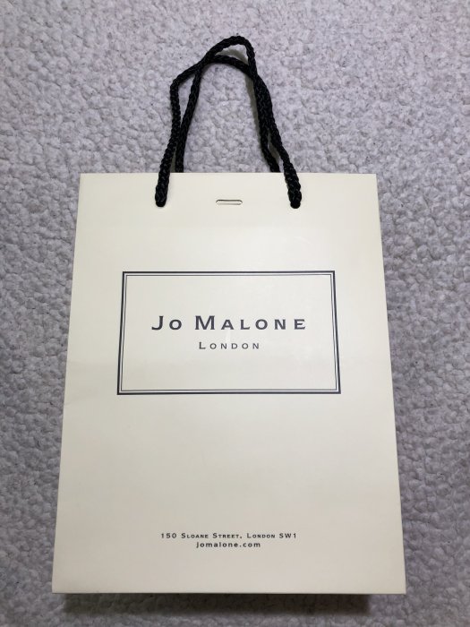 JO MALONE  原廠手提帶 原廠紙袋 禮物袋 精品袋~原廠紙袋 小紙袋 尺寸～18*23*9cm