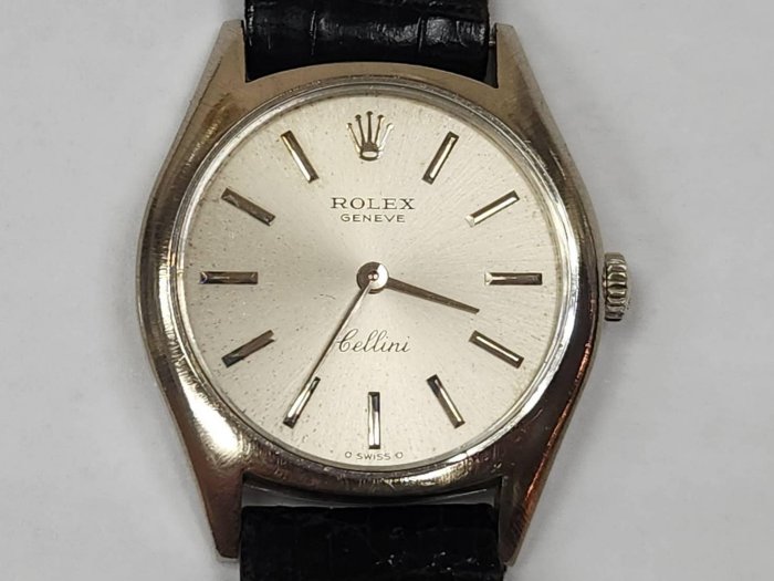 【發條盒子K0172】ROLEX勞力士 3800 18K白K Cellini 徹里尼 經典手上鍊 女仕腕錶