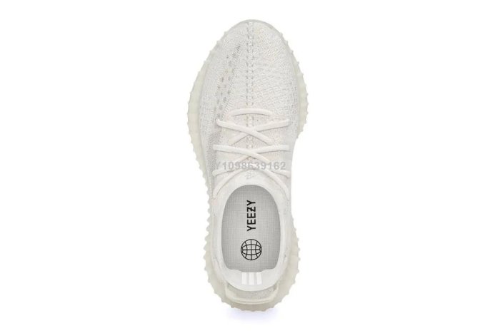 代購】Adidas Yeezy Boost 350 V2 “Bone” 骨白白色冰淇淋百搭運動鞋男