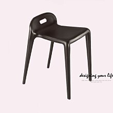 【設計私生活】黑色馬椅造型休閒椅、餐椅(門市自取價)174A