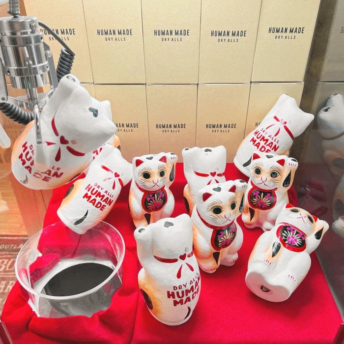 【希望商店】HUMAN MADE LUCKY CAT HARIKO FIGURE 22SS 人間製 招財貓