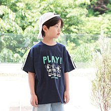 S~XL ♥上衣(NAVY) BEAGLE-2 24夏季 BGE240509-067『韓爸有衣正韓國童裝』~預購