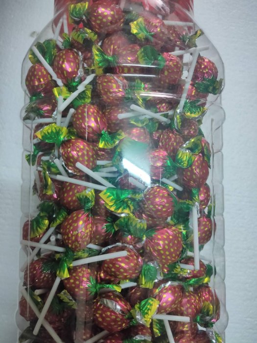 懷舊零食 糖果   棒棒糖 草莓棒棒糖  草莓口味   (240入/罐)