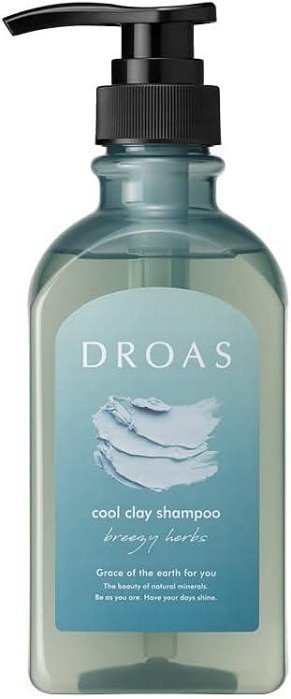 ✨夏季限定涼感✨日本DROAS 礦物泥涼感洗髮乳400ml 滋潤光澤絲滑清潔