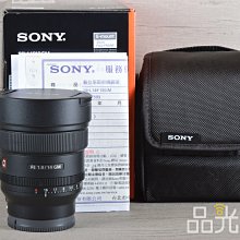 【品光數位】SONY FE 14MM F1.8 GM FOR E-MOUNT 公司貨 #123781