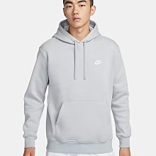 南🔥2024 1月 NIKE Club Fleece 連帽上衣 帽T 保暖 加絨 寬鬆 男款 灰 BV2655-077