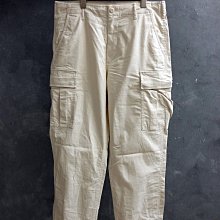 CA 日本品牌 UNIQLO 米黃 彈性工作長褲 M號 一元起標無底價Q713