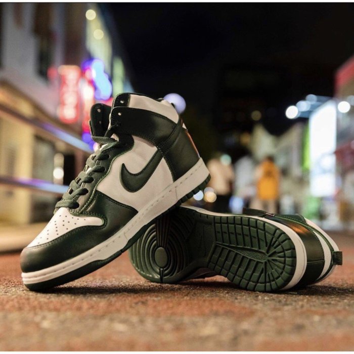 正品】Nike Dunk High SP 'Pro Green' 休閒運動白綠高筒CZ8149-100潮鞋