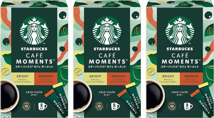 《FOS》日本 Starbucks 星巴克 咖啡 Cafe Moment 3盒 即溶 沖泡 美味 熱飲 限定 新款 送禮 熱銷