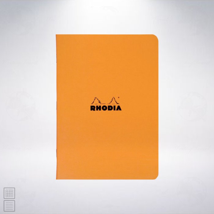 法國 RHODIA Classic Stapled Notebook A5 釘裝筆記本: 橘色/Orange