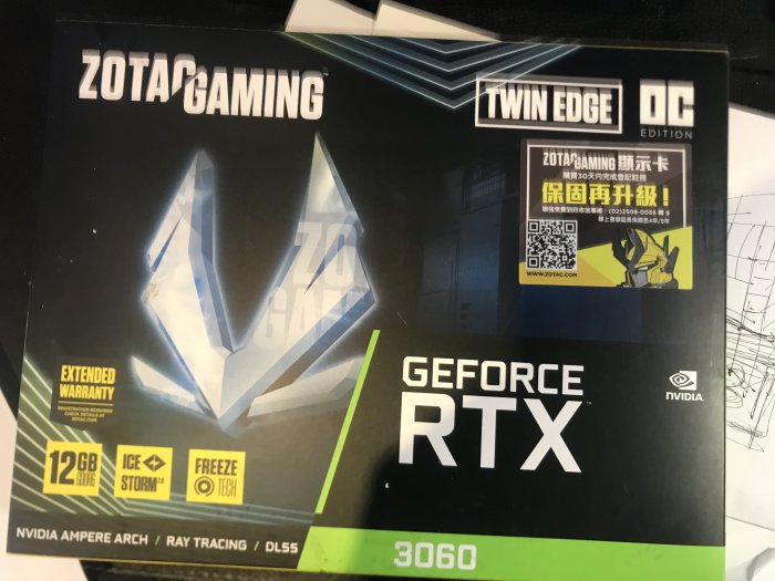 ZOTAC GAMING GeForce RTX 3060 Twin Edge OC (202205購入)