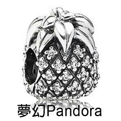 【夢幻 Pandora】彩鑽系列 - 招財鳳梨 好運旺旺來 (現貨)