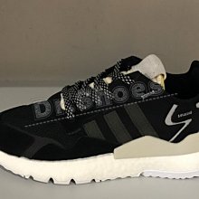 【Dr.Shoes 】Adidas Nite Jogger 女鞋 黑 反光 增高 運動 休閒鞋 CG6253