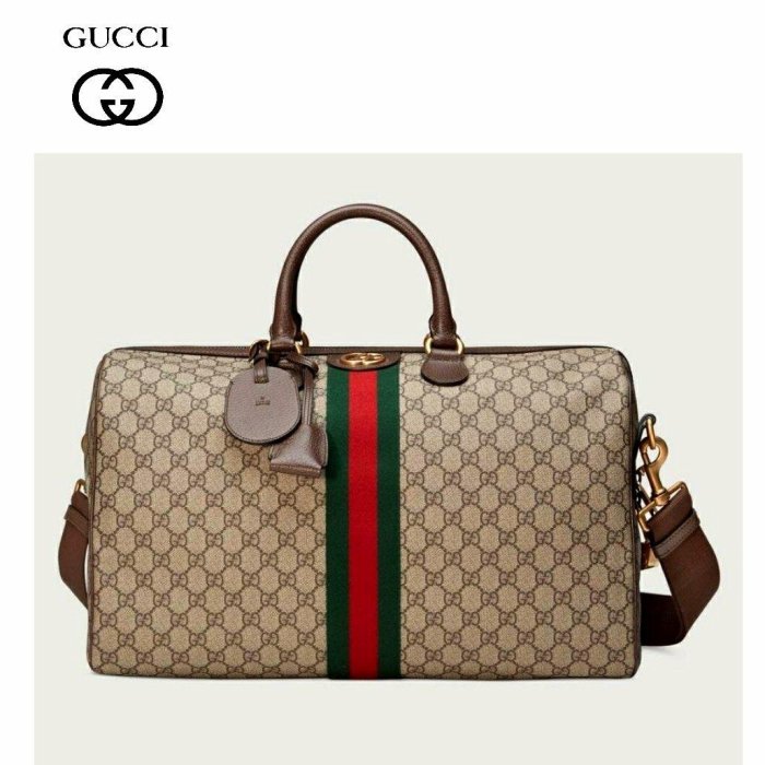 Gucci  ► Ophidia Duffle GG Supreme / 44×27×24cm / 手提包  肩背包 旅行袋  中性款 ｜100%全新真品｜特價