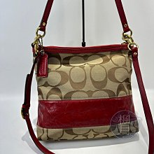 COACH 蔻馳 紅色 側背包 肩背包 斜背包 手提包 精品包 時尚包 精品配件 時尚配件