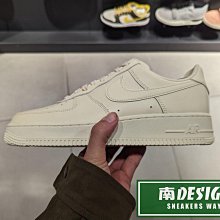 南🔥2024 2月 NIKE Air Force 1 '07 經典 復古 透氣 運動 休閒 男 奶白DM0211-101