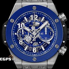 【永久流當品】Hublot 宇舶 Big Bang 大爆炸 飛返 計時碼表 藍陶瓷 SAD0175