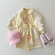XS~XL ♥套裝(YELLOW) DAILY BEBE-2 24夏季 DBE240403-001『韓爸有衣正韓國童裝』~預購