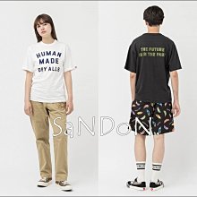 SaNDoN x『HUMAN MADE』竹節棉涼爽印花美式字母短TEE 230705