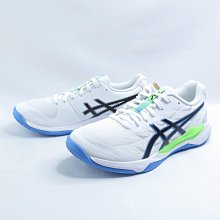 ASICS GEL-TACTIC 12 1073A058102 男女 排球鞋 白x藍【iSport愛運動】