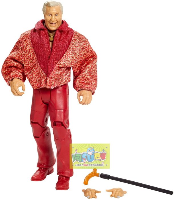 ☆阿Su倉庫☆WWE摔角 Freddie Blassie Elite 77 Figure 傳奇巨星精華版人偶附出場大衣