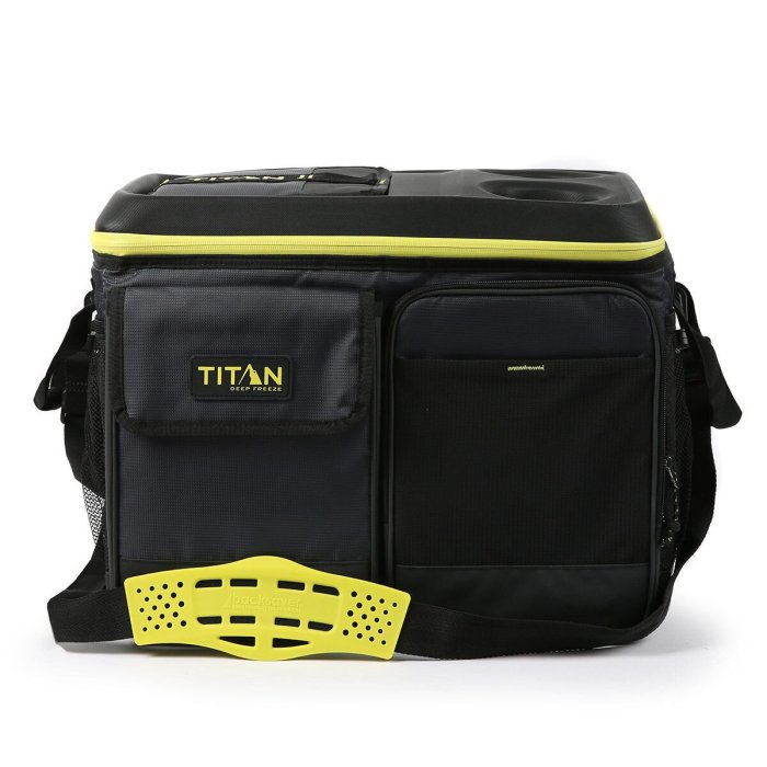 💓好市多代購/免運最便宜💓 Titan 50罐裝軟式保溫保冷袋 內含兩個保冷劑 長46X寬14X高32公分