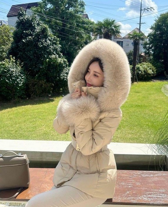 BOSHOW韓國連線 雪地裝備超保暖大狐狸毛領鴨羽絨外套