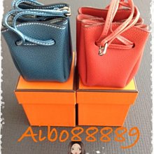 ❤️\(^0^)/❤️Hermes 愛馬仕 100%真品，Vespa Pouch 零錢包 吊飾 收納包 全新兩色喜歡Q&A通知我