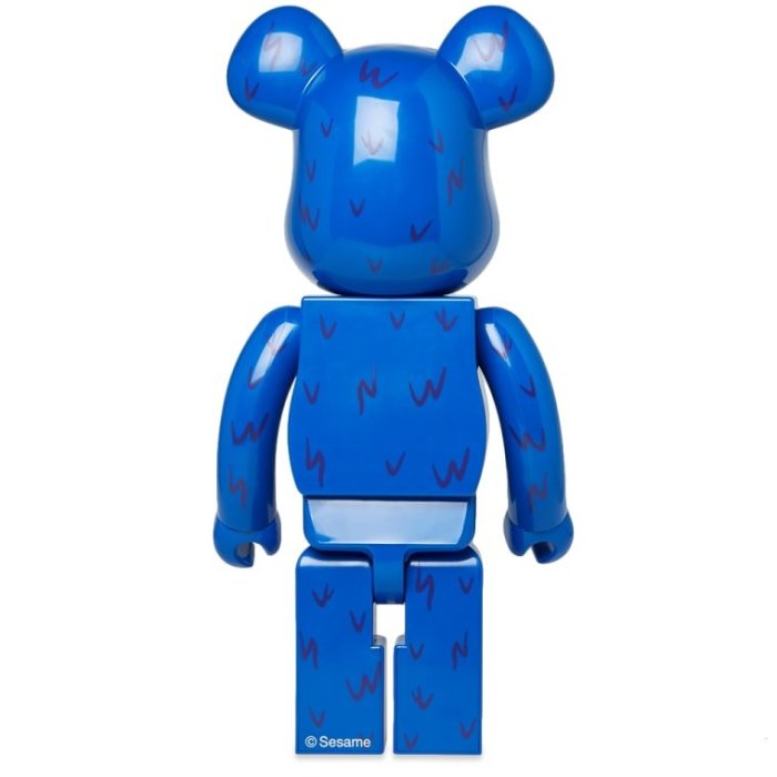 ~The Black Dan Moccani~ BE@RBRICK x MEDICOM 芝麻街聯名 cookie限量公仔