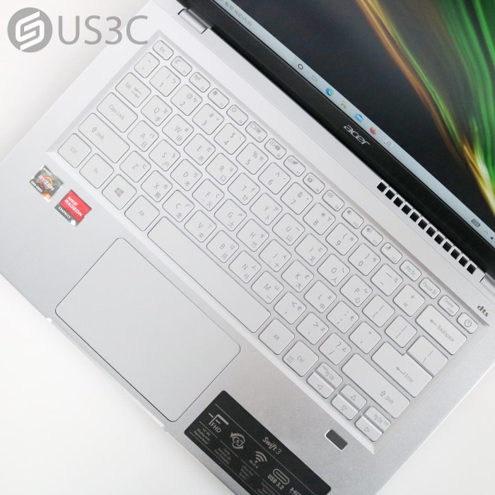 【US3C-桃園春日店】Acer Swift 3 SF314-43-R0C7 14吋 FHD AMD R5-5500U 16G 512G 文書筆電