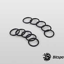 小白的生活工場*Bitspower BP-ML-O10-BK 12mm硬管接頭用內藏O環