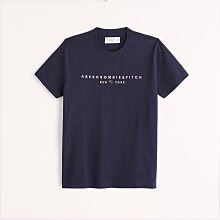 【A&F男生館】【Abercrombie LOGO麋鹿刺繡短袖T恤】☆【AF008Q7】(M)