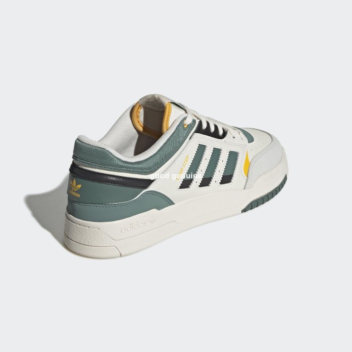 Adidas Originals DROP STEP XL 白綠復古休閒運動板鞋 GW9735 男