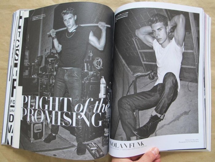 歐美流行文化雜誌 FLAUNT Issue 129(2013) : Douglas Booth+Lily Collins