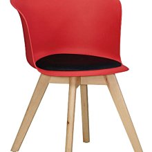 23W【新北蘆洲~嘉利傢俱】沙琳紅色餐椅-編號 (W705-16)