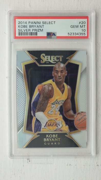 2014-15 Select Prizms Silver #20 Kobe Bryant CON PSA10 | Yahoo奇摩拍賣