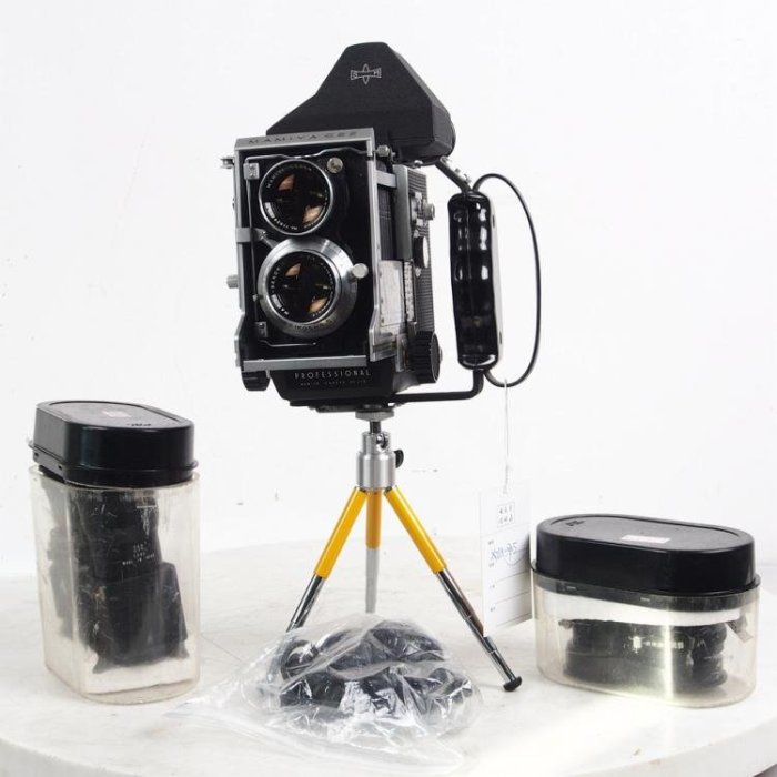 百寶軒 懷舊復古古董瑪米亞MAMIYAC22日產120雙反機械膠片膠捲老相機 ZG2735