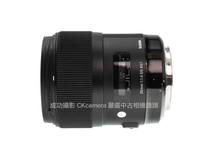 成功攝影  Sigma 35mm F1.4 DG HSM Art For Canon 中古二手 高畫質 小廣角定焦鏡 人像鏡 大光圈 恆伸公司貨 保固七天