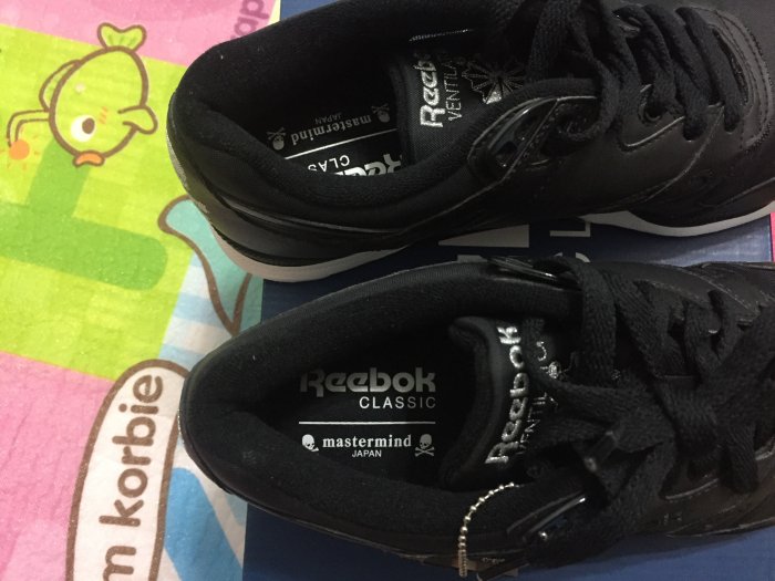 全新正品REEBOK  VENTILATOR聯名款 mastermind JAPAN x Aape黑白骷髏頭/迷彩猿人頭