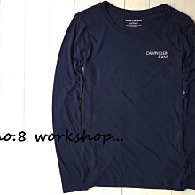 ☆【CK女生館】☆【Calvin Klein 手臂LOGO印圖長袖T恤】☆【CKG001M6】(XS-S-L)