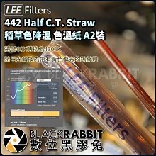 數位黑膠兔【 LEE Filters 442 Half C.T. Straw  1/2 稻草色降溫 色溫紙 A2裝 】