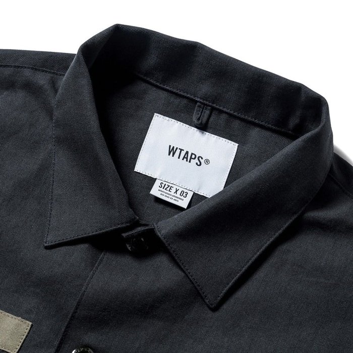 WTAPS 212BRDT-SHM02 BUDS / LS / COTTON. SERGE 襯衫襯衫外套| Yahoo