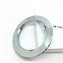 銅款OM-EOS轉接環適用 for 奧林巴斯 OLYMPUS OM鏡頭轉佳能 canon 單反EOS EF鏡頭配件 w1