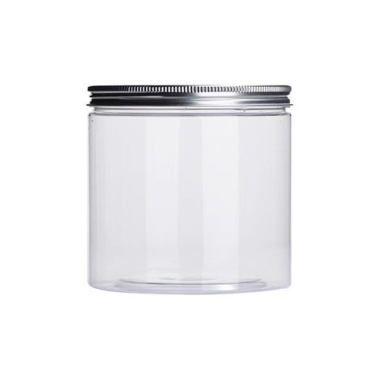 透明塑膠小罐子 鋁蓋透明塑膠罐 儲物罐 分裝罐 保鮮罐 收納罐 A 咖啡罐 飼料罐 密封罐 彩虹小舖【W085】