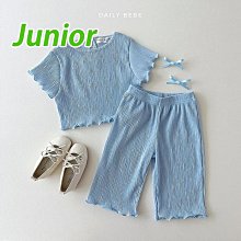 JS~JL ♥套裝(天空藍) DAILY BEBE-2 24夏季 DBE240430-172『韓爸有衣正韓國童裝』~預購