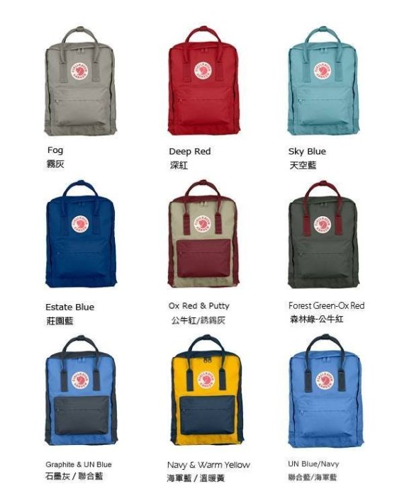 WaShiDa【KN23510】FJALLRAVEN × Kanken Classic  經典大小 後背包 - 現貨