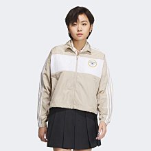 限時特價 南🔥2024 6月 ADIDAS 運動外套 風衣 尼龍 口袋 學院風 復古 女款 卡其 HU1804